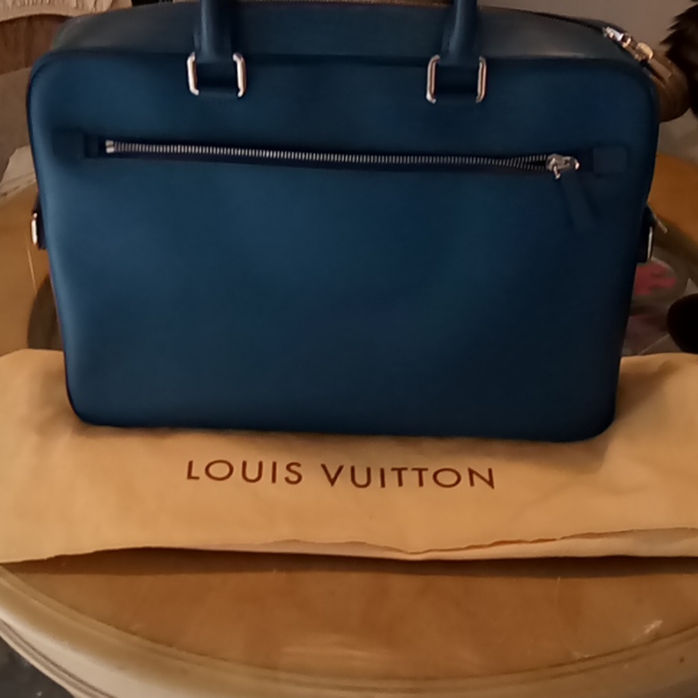 Louis Vuitton Bleu Celeste Computer Bag